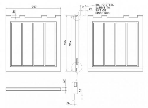 DR3838 Overlapping Doors