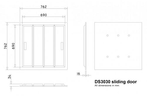 DS3030 Sliding door