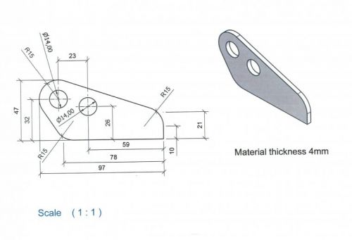 Hinge Plates for FEL lids