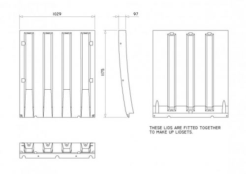 RR4146 Lid for Rolling Roof